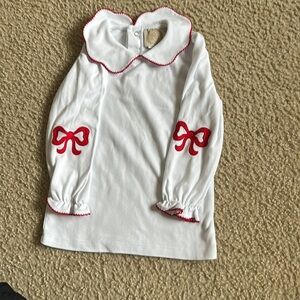 TBBC girls collard blouse